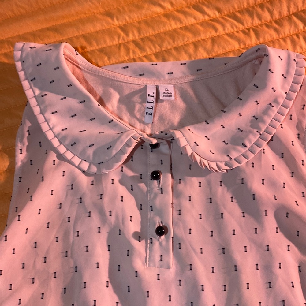 Cute pink blouse!